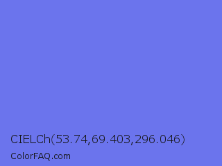CIELCh 53.74,69.403,296.046 Color Image
