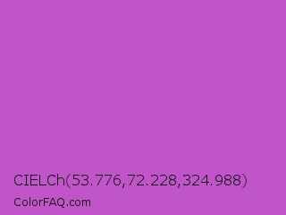CIELCh 53.776,72.228,324.988 Color Image