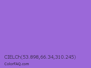 CIELCh 53.898,66.34,310.245 Color Image