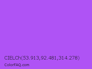 CIELCh 53.913,92.481,314.278 Color Image