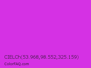 CIELCh 53.968,98.552,325.159 Color Image