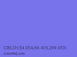 CIELCh 54.054,69.419,299.053 Color Image