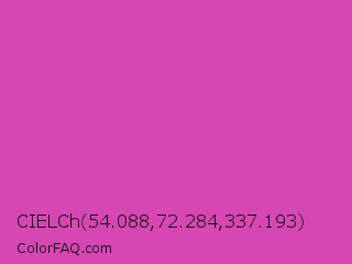 CIELCh 54.088,72.284,337.193 Color Image