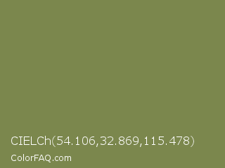 CIELCh 54.106,32.869,115.478 Color Image