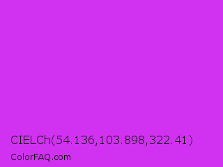 CIELCh 54.136,103.898,322.41 Color Image