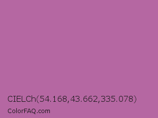 CIELCh 54.168,43.662,335.078 Color Image