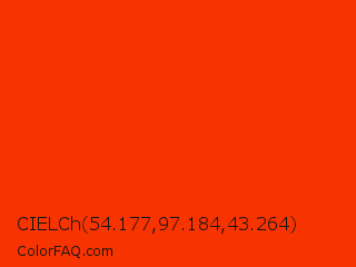 CIELCh 54.177,97.184,43.264 Color Image