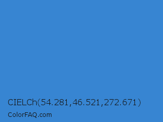 CIELCh 54.281,46.521,272.671 Color Image