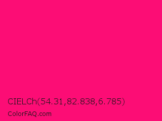 CIELCh 54.31,82.838,6.785 Color Image