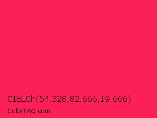 CIELCh 54.328,82.666,19.666 Color Image