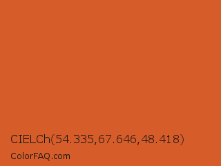 CIELCh 54.335,67.646,48.418 Color Image
