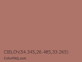 CIELCh 54.345,26.485,33.265 Color Image