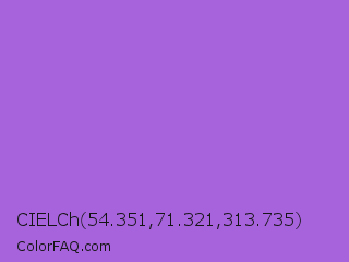 CIELCh 54.351,71.321,313.735 Color Image