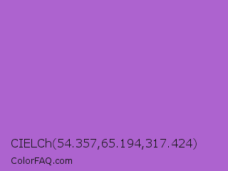 CIELCh 54.357,65.194,317.424 Color Image