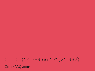 CIELCh 54.389,66.175,21.982 Color Image