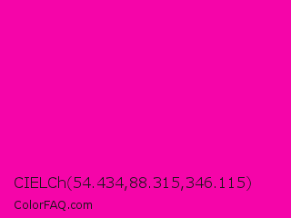 CIELCh 54.434,88.315,346.115 Color Image