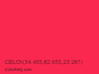 CIELCh 54.455,82.655,23.287 Color Image