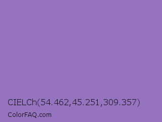 CIELCh 54.462,45.251,309.357 Color Image