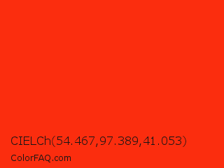 CIELCh 54.467,97.389,41.053 Color Image