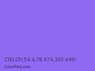 CIELCh 54.4,78.674,305.649 Color Image