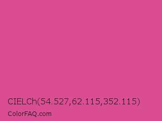 CIELCh 54.527,62.115,352.115 Color Image