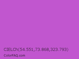 CIELCh 54.551,73.868,323.793 Color Image