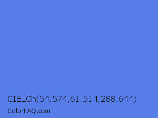 CIELCh 54.574,61.514,288.644 Color Image