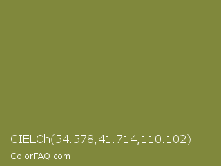 CIELCh 54.578,41.714,110.102 Color Image