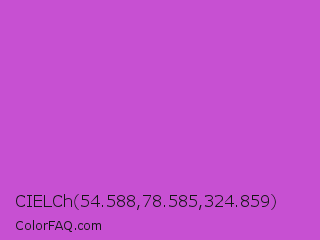 CIELCh 54.588,78.585,324.859 Color Image