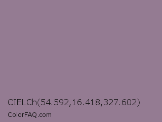 CIELCh 54.592,16.418,327.602 Color Image