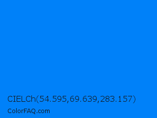 CIELCh 54.595,69.639,283.157 Color Image