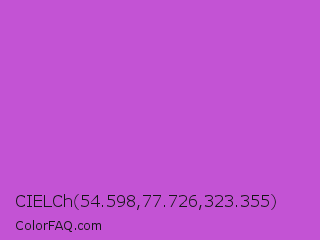 CIELCh 54.598,77.726,323.355 Color Image