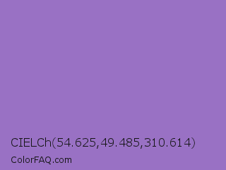 CIELCh 54.625,49.485,310.614 Color Image