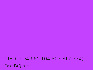 CIELCh 54.661,104.807,317.774 Color Image
