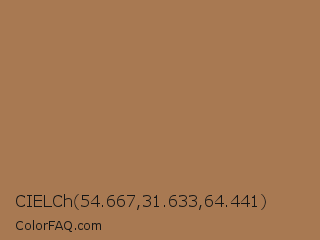 CIELCh 54.667,31.633,64.441 Color Image