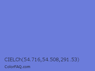 CIELCh 54.716,54.508,291.53 Color Image
