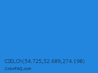 CIELCh 54.725,52.689,274.198 Color Image