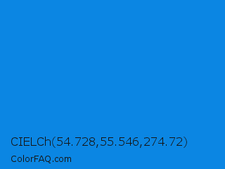CIELCh 54.728,55.546,274.72 Color Image