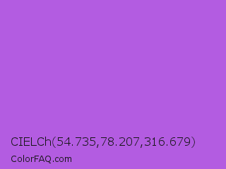 CIELCh 54.735,78.207,316.679 Color Image