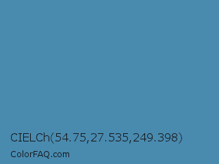 CIELCh 54.75,27.535,249.398 Color Image