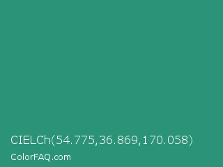 CIELCh 54.775,36.869,170.058 Color Image