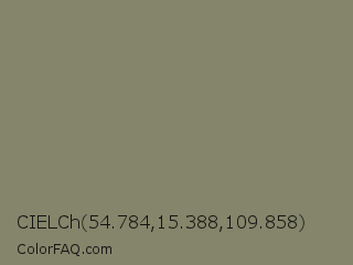 CIELCh 54.784,15.388,109.858 Color Image