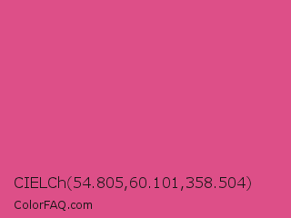 CIELCh 54.805,60.101,358.504 Color Image