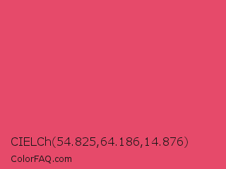 CIELCh 54.825,64.186,14.876 Color Image
