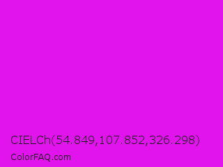 CIELCh 54.849,107.852,326.298 Color Image