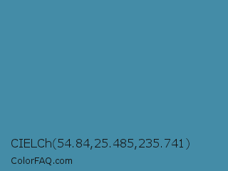 CIELCh 54.84,25.485,235.741 Color Image