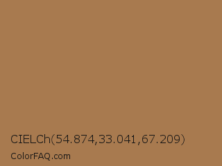 CIELCh 54.874,33.041,67.209 Color Image