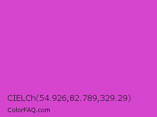 CIELCh 54.926,82.789,329.29 Color Image