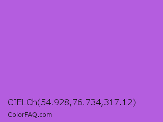 CIELCh 54.928,76.734,317.12 Color Image