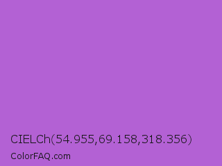 CIELCh 54.955,69.158,318.356 Color Image